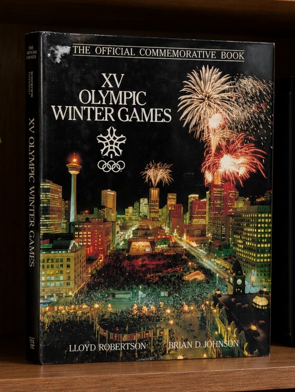 XV Olympic Winter Games Official Commemorative Book Calgary 1988 Hardcover